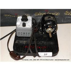 OHMITE VTO2F VARIABLE TRANSFORMER (print sequence:) 37934