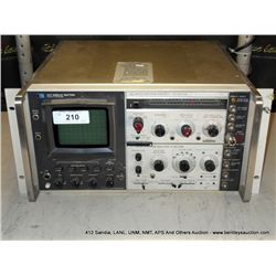 HP 141T DISPLAY SECTION W/ 8555A SPECTRUM ANALYZER-RF SECTION & 8552B SPECTRUM ANALYZER-IF SECTION
