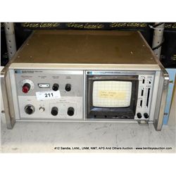 HP 8410B NETWORK ANALYZER W/ 8412A PHASE MAGNITUDE DISPLAY