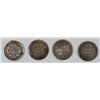 Image 2 : (4) SEATED HALF DIMES (54, 56, 57, 58)