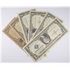 Image 1 : (6) $1 SILVER CERTIFICATES (SOME CU'S)