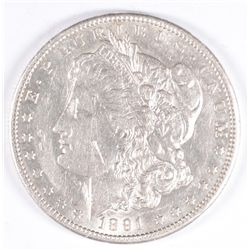 1891-CC MORGAN DOLLAR XF DETAILS scratches