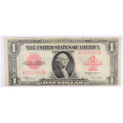1923 $1 US NOTE (RED SEAL) RARE
