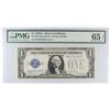 Image 1 : 1928 $1 SILVER CERTIFICATE (FUNNY BACK) PMG 65 EPQ