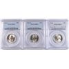 Image 1 : 1946 P,D & S WASHINGTON QUARTERS, ALL PCGS MS-65