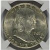 Image 2 : 1949-D FRANKLIN HALF DOLLAR, NGC MS-63 FBL