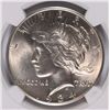 Image 2 : 1934-D PEACE SILVER DOLLAR, NGC MS-63