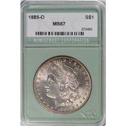 1885-O MORGAN DOLLAR NTC MS-67