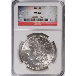 1888 MORGAN DOLLAR NGC MS-65