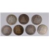 Image 1 : (7) LOW GRADE SEATED QUARTERS