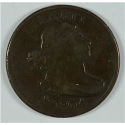 1804 HALF CENT VF-20