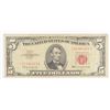 Image 1 : 1963 $5 US NOTE (RED SEAL) STAR