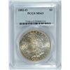 Image 1 : 1883-O MORGAN DOLLAR PCGS MS-63
