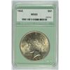 Image 1 : 1922 PEACE DOLLAR NTC MS-65