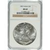 Image 1 : 1987 SILVER AMERICAN EAGLE NGC MS-69