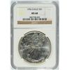 Image 1 : 1996 SILVER AMERICAN EAGLE NGC MS-68