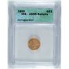 Image 1 : 1855 $1 GOLD (TYPE 2) ICG AU-55 DETAILS