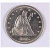Image 1 : 1875 20 CENT PIECE, AU-58  SCARCE DATE, WHITE!!