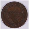Image 1 : 1858 CANADIAN LARGE CENT, VF/XF  RARE KEY DATE