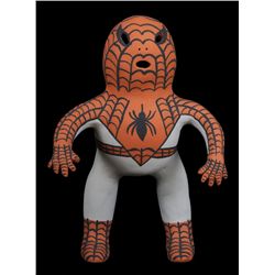 Cochiti Pottery Spiderman Figure by Martha Arquero 8" H. 5 1/2" W.  Good Condition