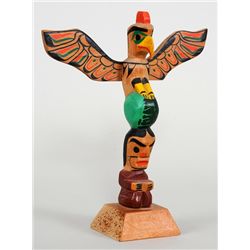 Ellen Neel "Totem World" Totem 8" H. 7" W.  Good Condition