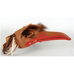 Mosquito Headdress Carved by Stan Greene 20" L. 10" W.  Good Condition NOT ALLOWED TO SHIP OUTSIDE C