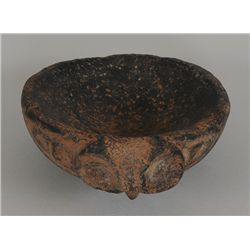 Figural Stone Owl Bowl 7" L. 6 1/4" W. - Phil Thiemer Collection