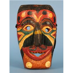 Historic Chief Khahtshlano Dance Mask ca. 1900, August Jack 1867-1971, born in Stanley Park and Move