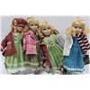 Image 1 : 4 COLLECTOR DOLLS