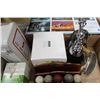 Image 1 : BOX OF MISC HOUSEHOLD ITEMS/FIRST AID KIT /ECT