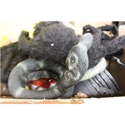 BOX OF HALLOWEEN DECORATIONS