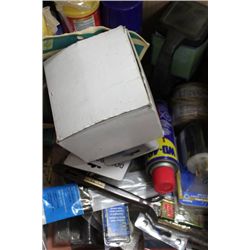 BOX FULL OF NEW HARDWEAR ITEMS INCLUDING