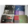 Image 1 : BOX OF DUVET COVERS AND CURTAINS