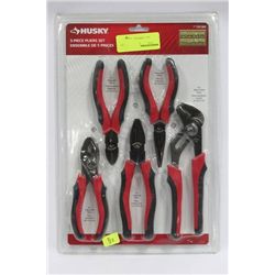 HUSKY 5 PC PLIER SET