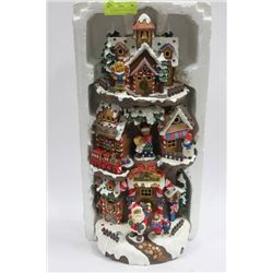 SANTA TREE HOUSE ORNAMENT 21"