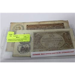 GERMAN NAZI JEWISH GHETTO IN LITZMANSTANDT X2