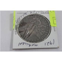 1921 MORGAN SILVER DOLLAR