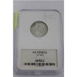 SILVER AUSTRIA 1K 1915 COIN