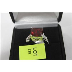 LADIES STAMPED 925 RING ON CHOICE : SZ 8