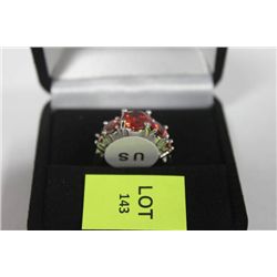 LADIES STAMPED 925 RING ON CHOICE : SZ 7