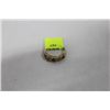 Image 1 : 10KT GOLD EMERALD AND DIAMOND RING
