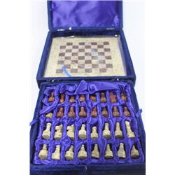 MARBLE CHESS BOARD AND PIECES
