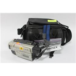 SONY HANDI-CAM IN CASE W/ DATA/MANUALS & BATTERIES