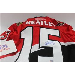 DANNY HEATLY #15 - OTTAWA SENATORS SIGNED W/ COA