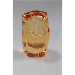 NACHTMAN CRYSTAL OWL ON CHOICE : ORANGE