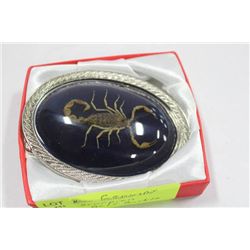 GENUINE SCORPION BELT BUCKLE