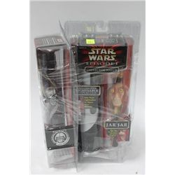 BUNDLE OF 3 STAR WARS SABERS/WATCHES