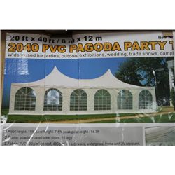 20' X 40' PVC PAGODA PARTY TENT