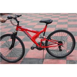 RALEIGH 21 SPEED FULL SUSPENSION MOUNTAIN BIKE