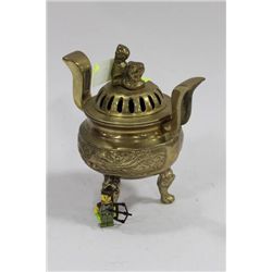 SOLID BRASS INCENSE HOLDER